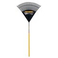 Grandoldgarden Green Sweeper 30 in. Poly Lawn Rake Cushion Handle GR1402585